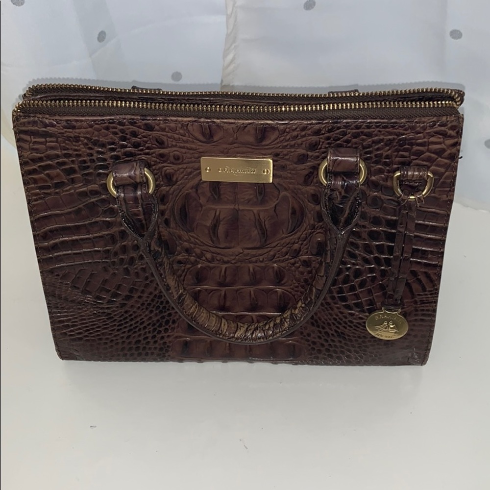 BRAHMIN brown purse